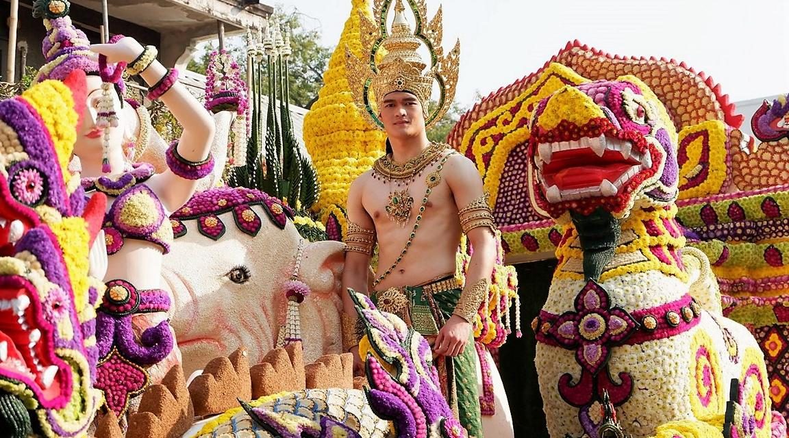 Thai-Tagebuch, 3. 2. 2019: Blumenfestival, Geburtstage und ein berühmter toter Mönch